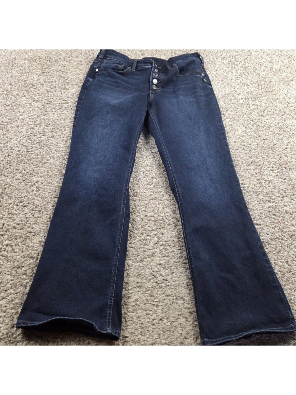Silver Jeans Women’s 33/31 Suki Slim Boot Jeans Bootcut Denim Button Fly